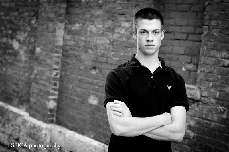 Senior Portrait Seth Spires Urban/City Pose