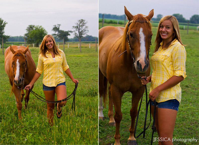 Senior Portrait Rachel Lawrence with Horse