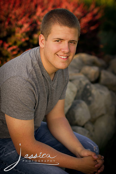 Senior Portrait Alex Cooley at Ballantrae Dublin Ohio