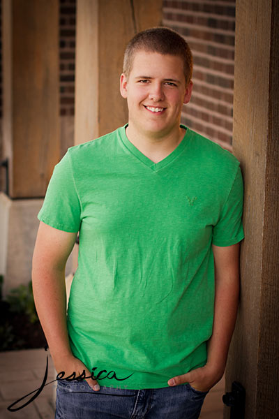 Senior Portrait Alex Cooley at Ballantrae Dublin Ohio