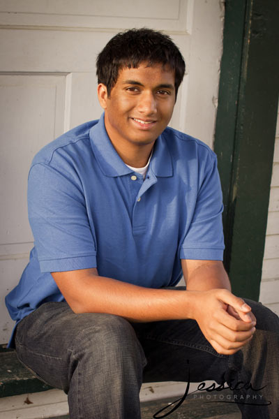 Senior Portrait of James Musunuri in Plain City Ohio