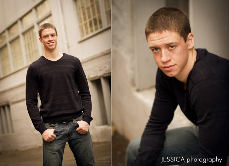 Senior-Photos of Jonathan Roby Urban Pose in Columbus Ohio