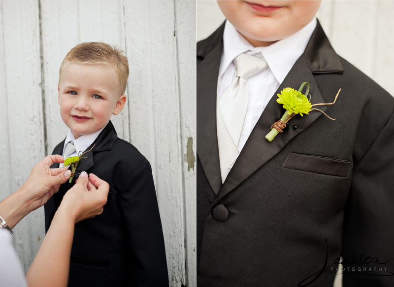 Wedding Pic of Ring Bearer