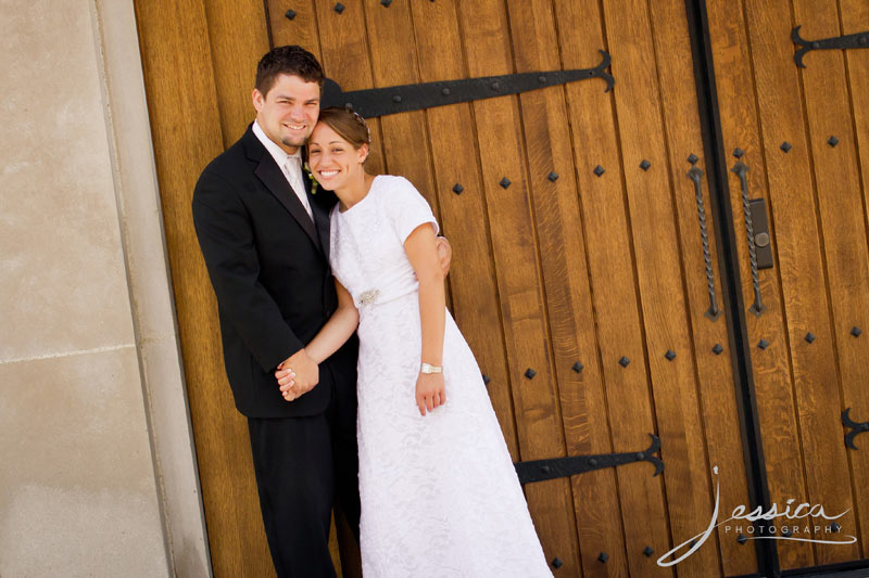 Wedding Pic of Allison & Zachary Gingerich in Dublin Ohio