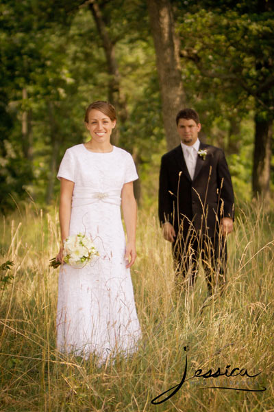 Wedding Pic of Allison & Zachary Gingerich