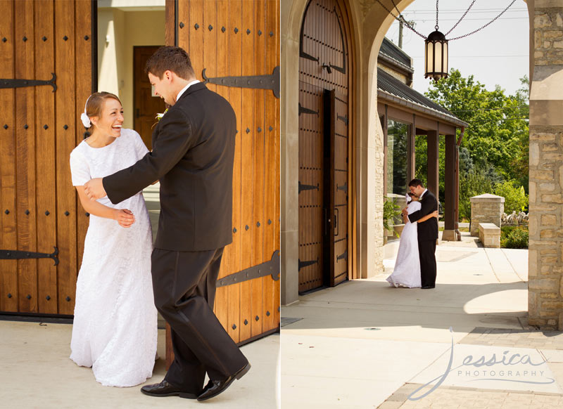 Wedding Pic of Zachary & Allison Gingerich at St. Brigid of Killdare, Dublin Ohio