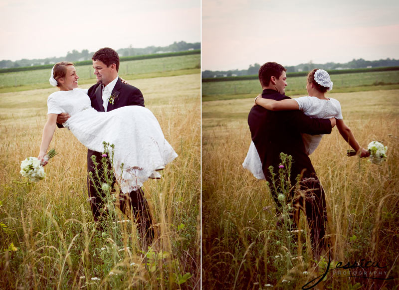 Wedding Pic of Allison & Zachary Gingerich