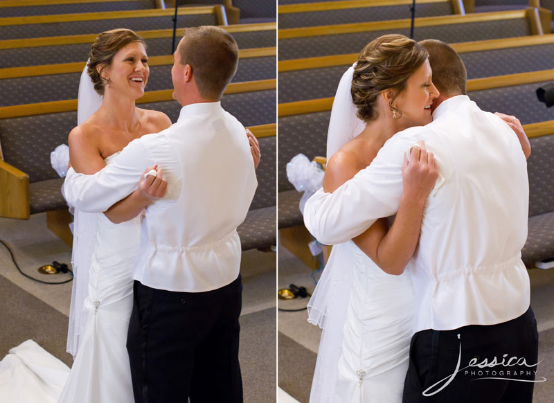 Wedding Pic of Jeremy Miller & Jennifer Watson Miller First Look