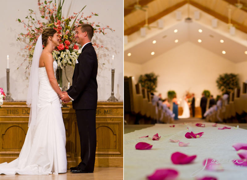 Wedding Pic of Jeremy Miller & Jennifer Watson Ceremony