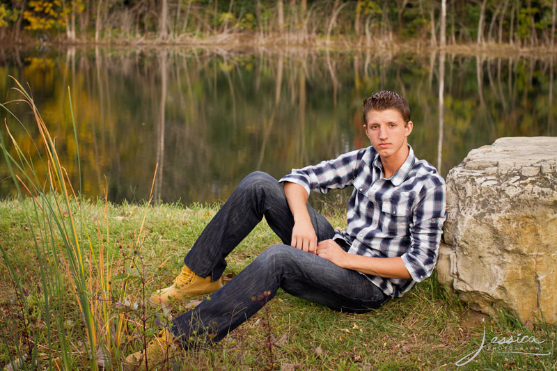 Senior Portrait of Tyler Headings 