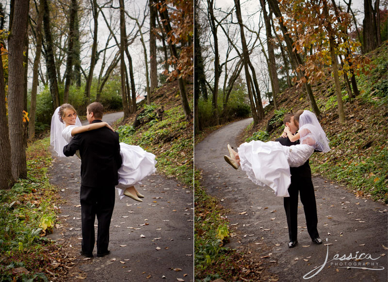 Wedding Portrait of Emily Troyer Beachy and Hans Beachy