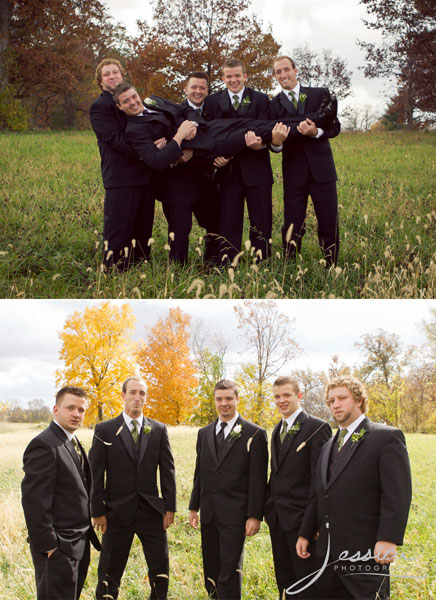 Wedding Portrait of Emily Troyer Beachy and Hans Beachy Bridal Party