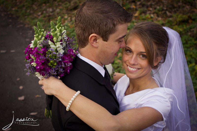 Wedding Portrait of Emily Troyer Beachy and Hans Beachy 