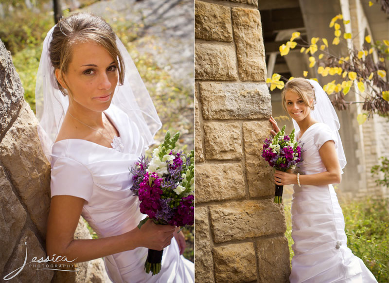 Wedding Portrait of Emily Troyer Beachy