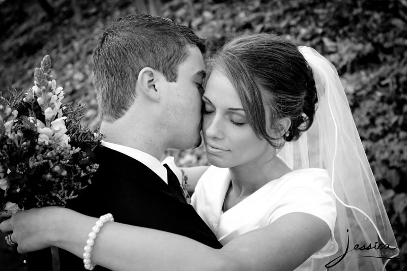 Wedding Portrait of Emily Troyer Beachy and Hans Beachy 