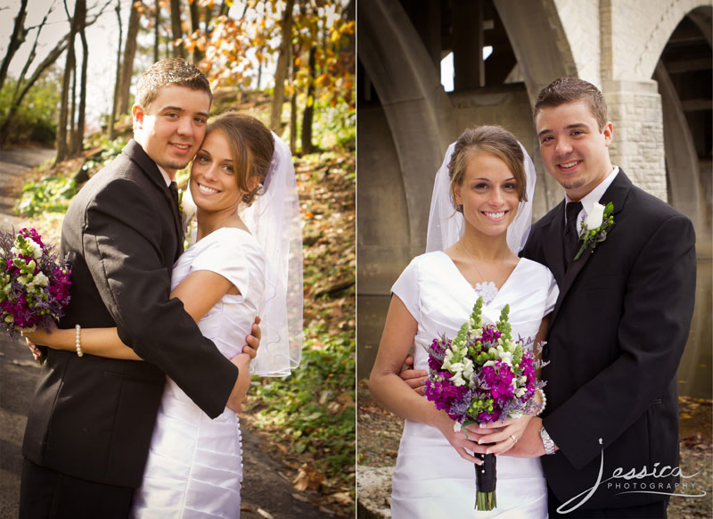 Wedding Portrait of Emily Troyer Beachy and Hans Beachy