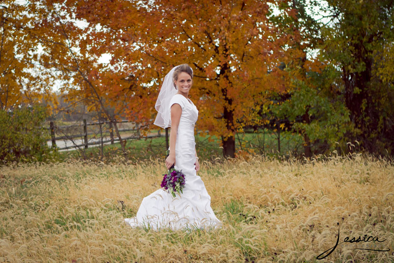 Wedding Portrait of Emily Troyer Beachy and Hans Beachy