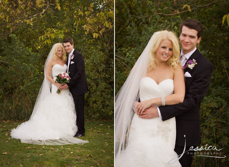 Wedding Portrait of Ashley Ramsey Walter & Sam Walter