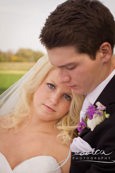 Wedding Portrait of Ashley Ramsey Walter & Sam Walter