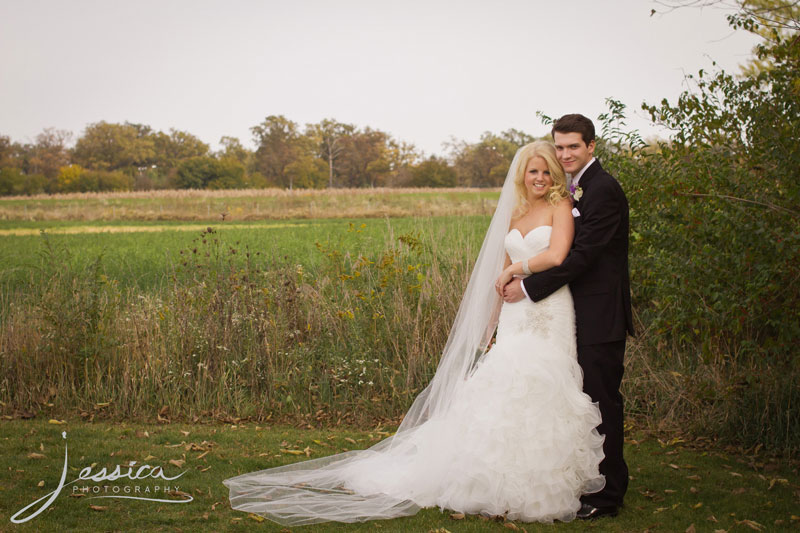 Wedding Portrait of Sam Walter and Ashley Ramsey Walter