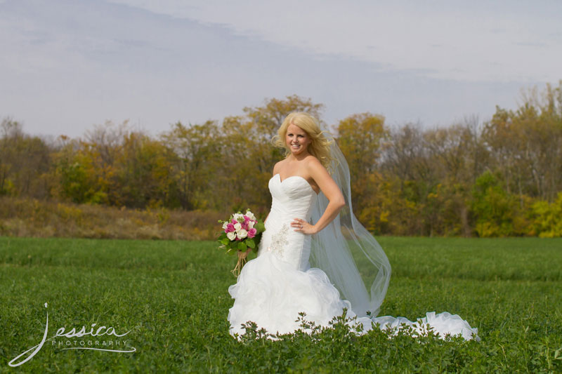 Wedding Portrait of Ashley Ramsey Walter