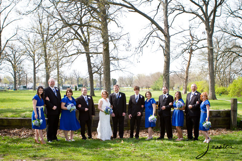 Bridal Party Pic of Kevin and Gayle Buerge