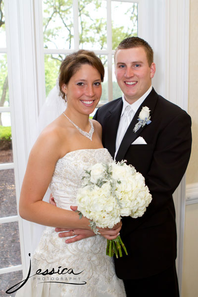 Wedding Pic of Thomas and Jacquelene Hayes at Wedgewood Country Club, Powel Ohio