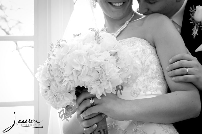 Wedding Pic of Thomas Hayes & Jacquelene Justus at Wedgewood Country Club Powell Ohio