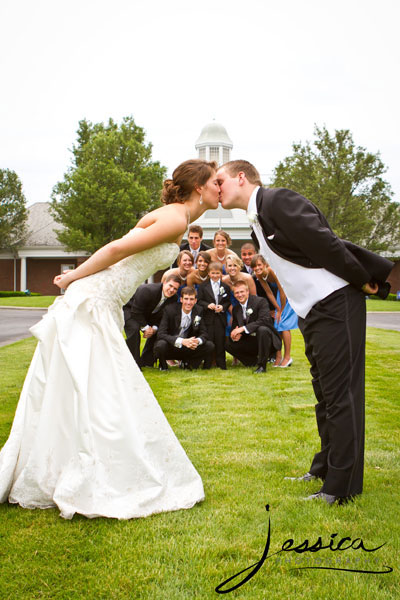 Wedding Pic of Thomas Hayes & Jacquelene Justus at Wedgewood Country Club Powell Ohio