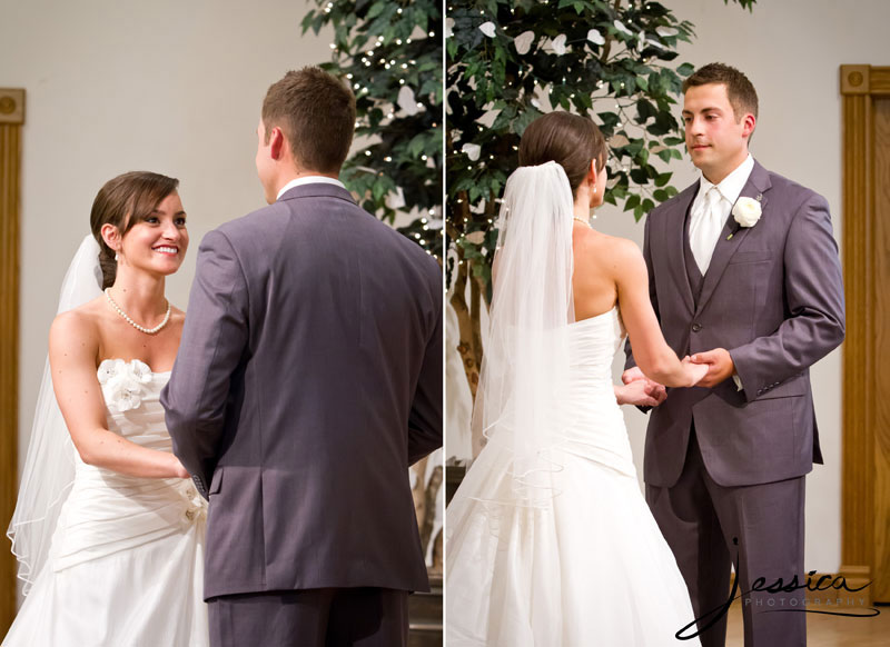 Wedding Vows Pics of Stephen & Amber Spires