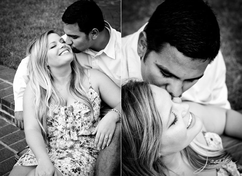 Engagement Pic of Anthony Castro & Ryann Schrock at Inniswood Metro Gardens Westerville Ohio