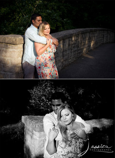 Engagement Pic of Anthony Castro & Ryann Schrock at Inniswood Metro Gardens Westerville Ohio