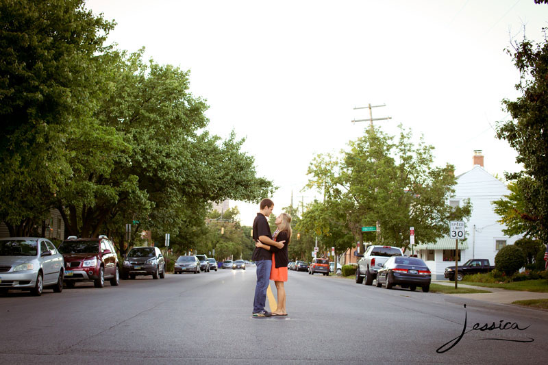 Engagement Picture on the street