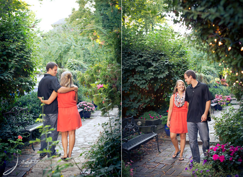 Engagement Picture in German Village