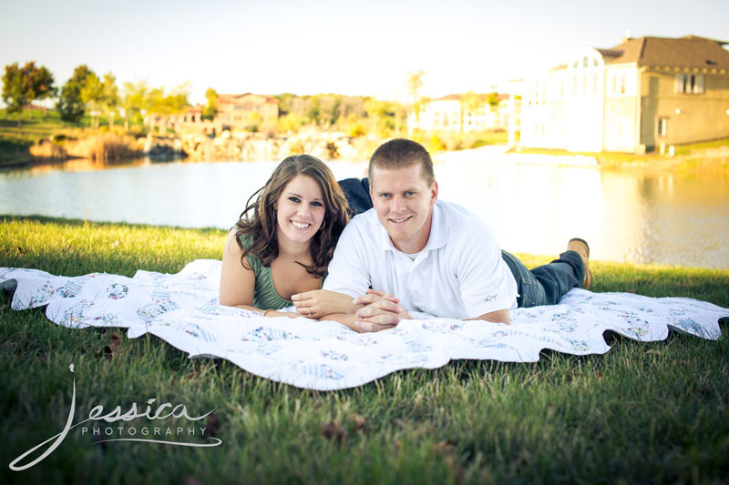 Engagement picture of Mychal Hill and Brooke Hochstetler at Corazon, Dublin Ohio
