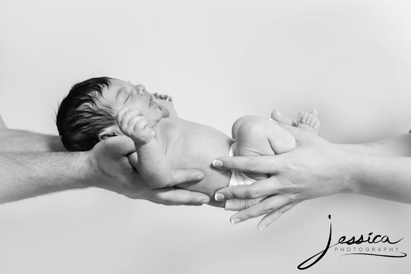 Newborn pic with Bible