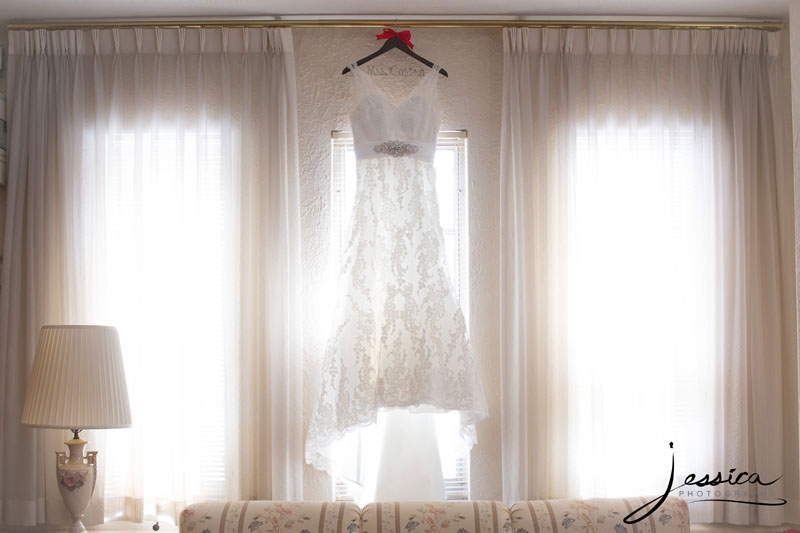 Picture of the wedding dress