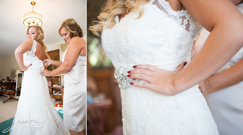 Pics of bride getting ready
