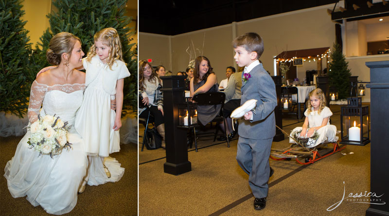 Pics of flower girl and ring bearer