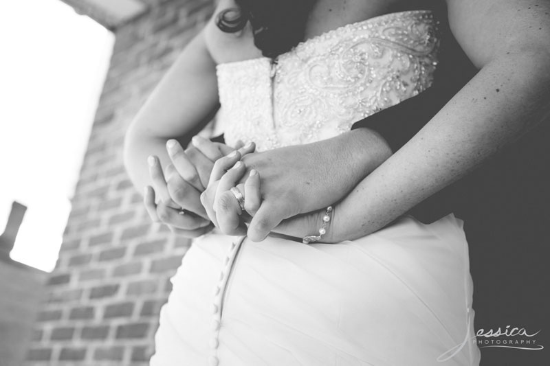 Picture of Bride and Groom's hands