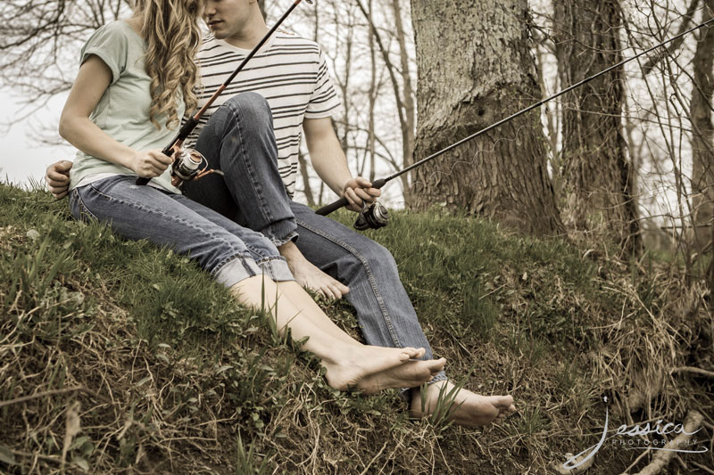 Fishing engagement picture
