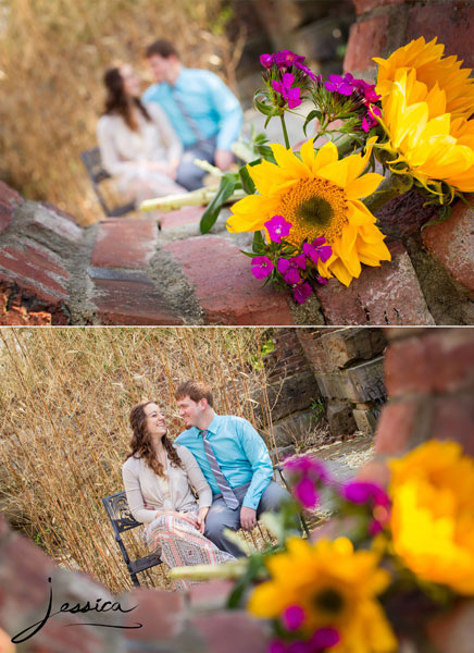 Engagement Portraits at Inniswood Metro Gardens Westerville Ohio