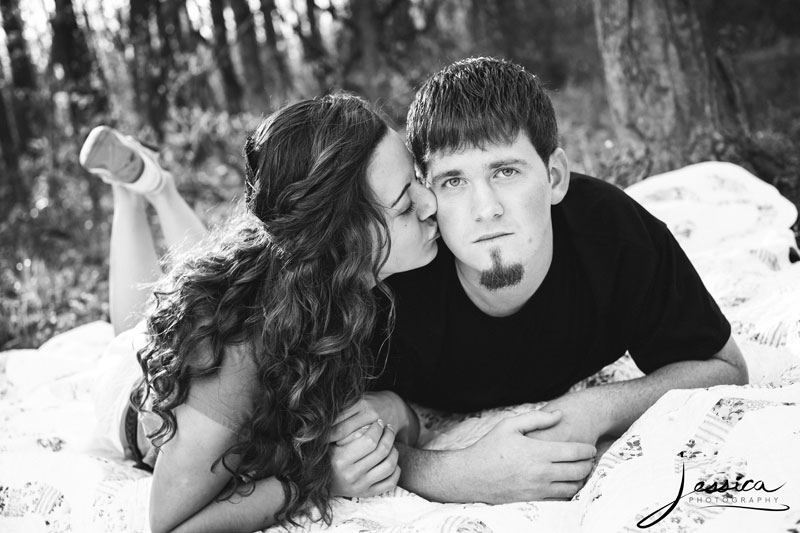 Engagement Portrait of Sarah Kramer and Mike Yoder 