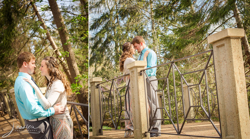 Engagement Portraits at Inniswood Metro Gardens Westerville Ohio