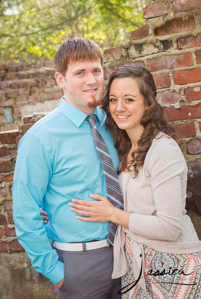 Engagement Portrait of Mike Yoder and Sarah Kramer