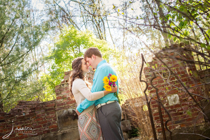 Engagement Portraits at Inniswood Metro Gardens Westerville Ohio