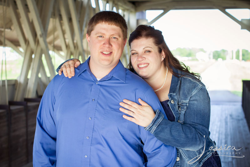 Engagement Portrait of John Wood and Lynsey Redding