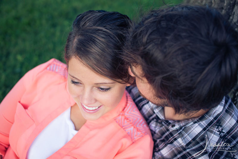 Engagment portrait of Evan Yoder and Amanda Weaver