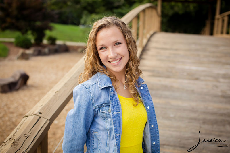 Senior portrait at the Franklin Park Conservatory Columbus Ohio