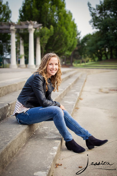 Portrait of Tracy Burkholder at the Franklin Park Conservatory Ohio